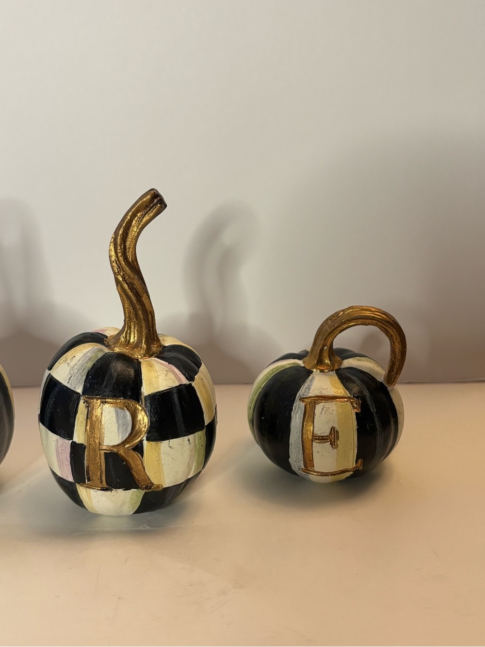 MacKenzie-Childs beware decor pumpkins - Picture 6 of 8